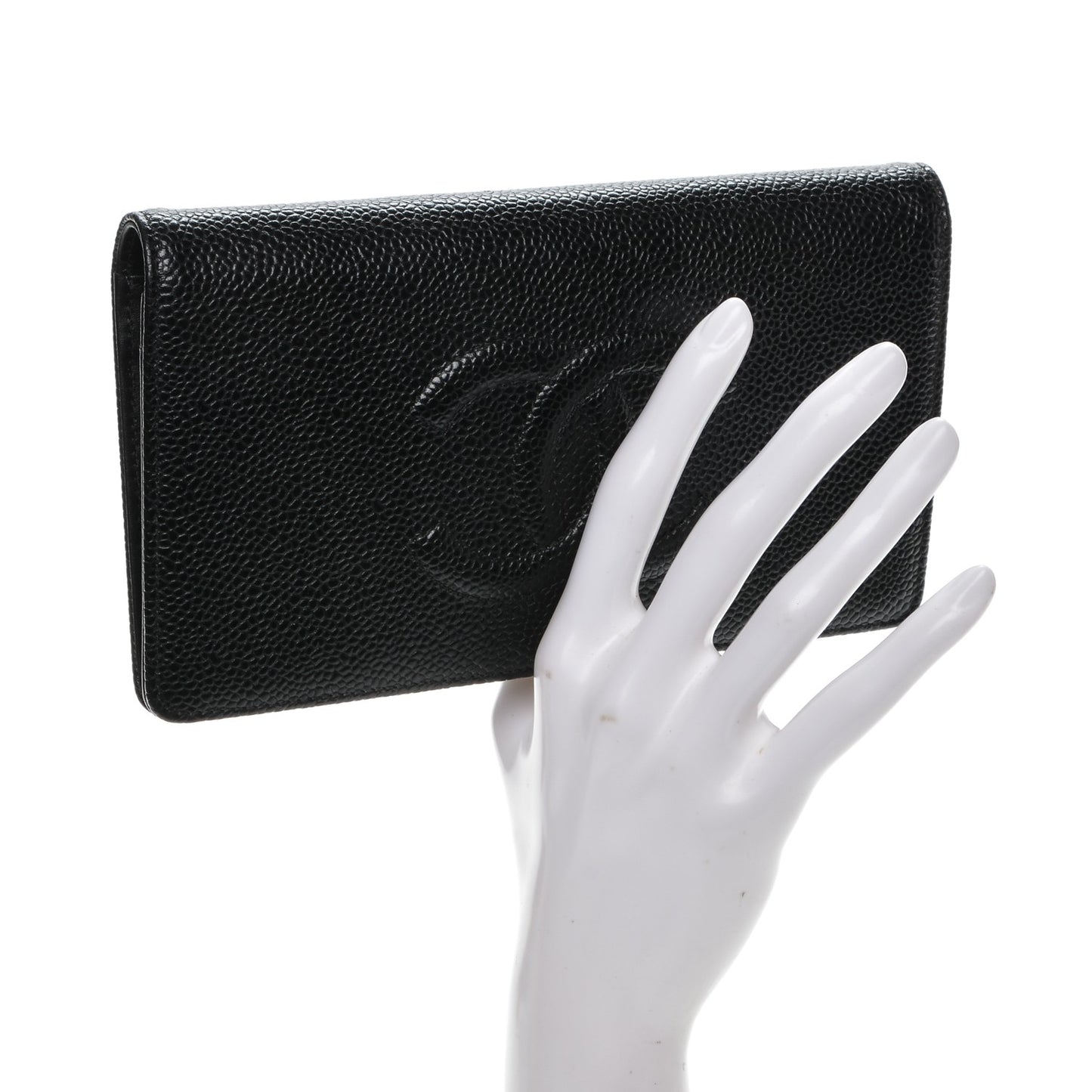 Caviar Timeless CC Yen Wallet Black