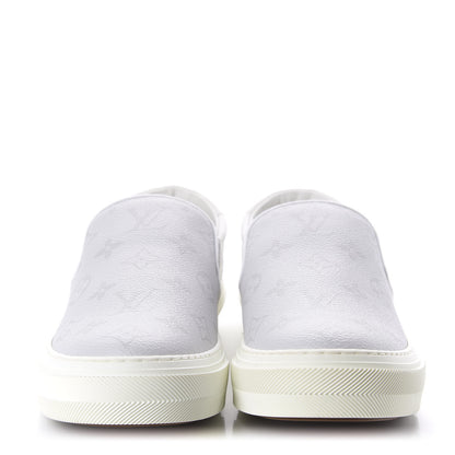 Louis Vuitton Monogram Trocadero Slip On Sneakers 5.5 White 2 of 9