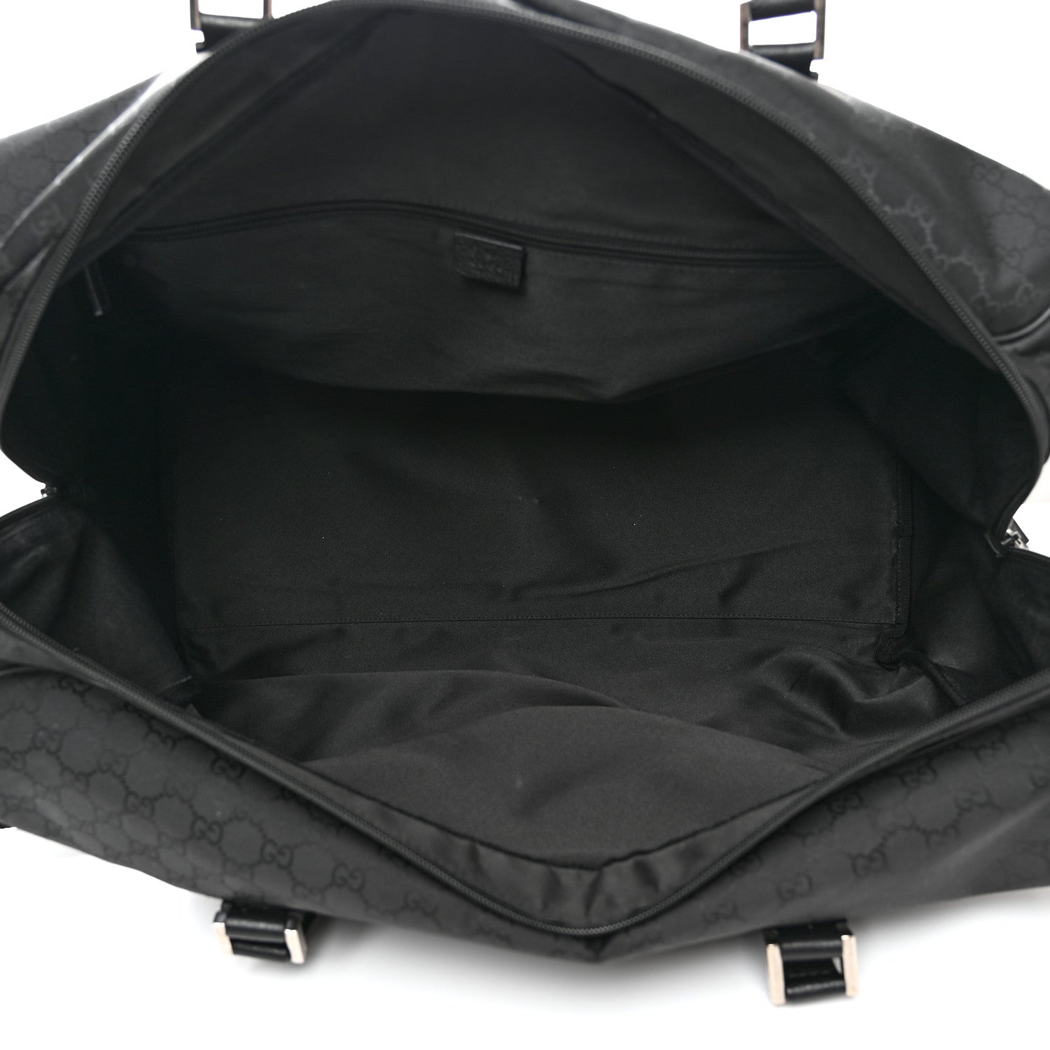 Gucci Denim Monogram Large Duffle Black 6 of 11