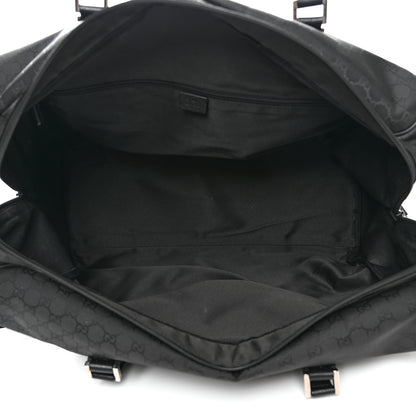 Gucci Denim Monogram Large Duffle Black 6 of 11