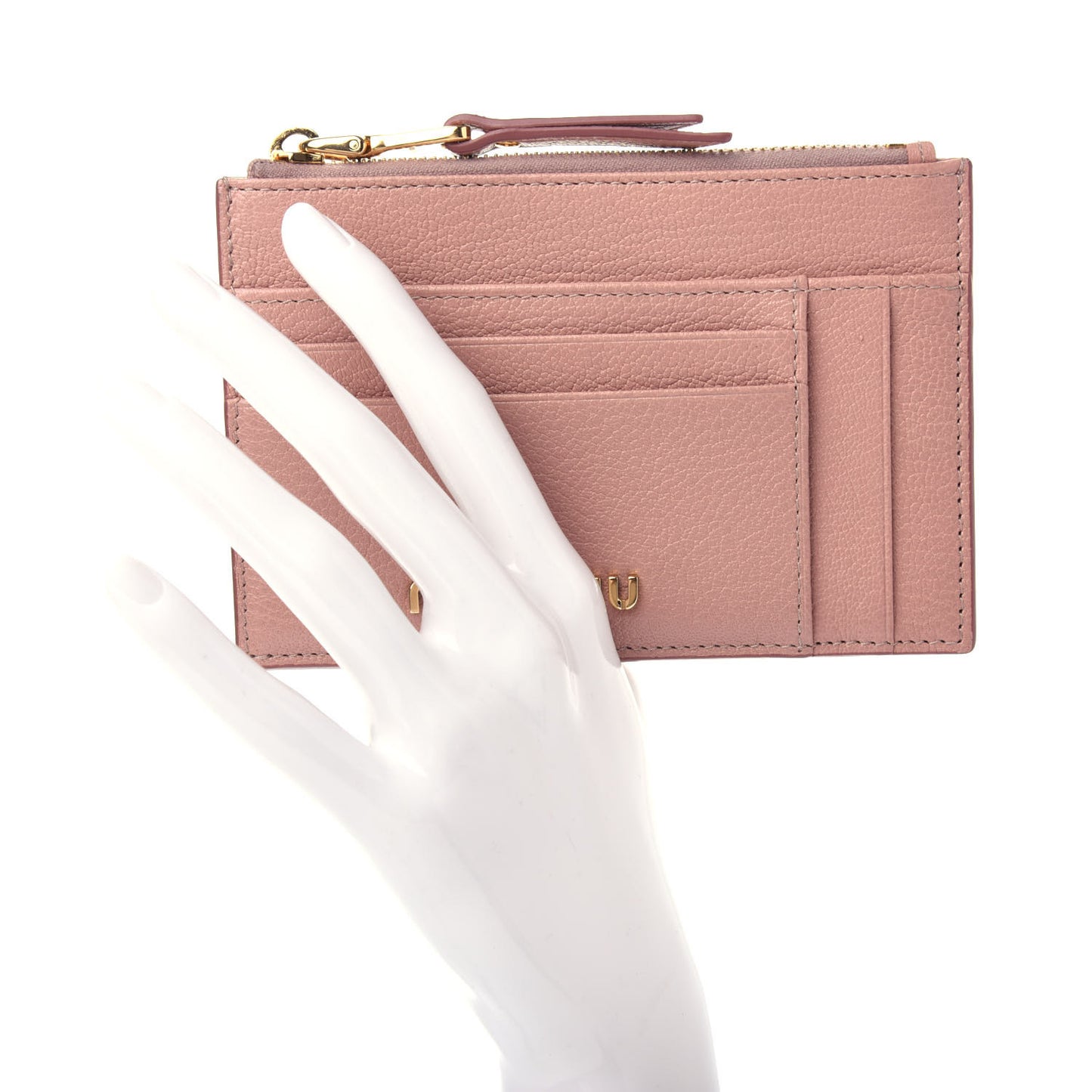Madras Colour Zip Card Case Orchidea