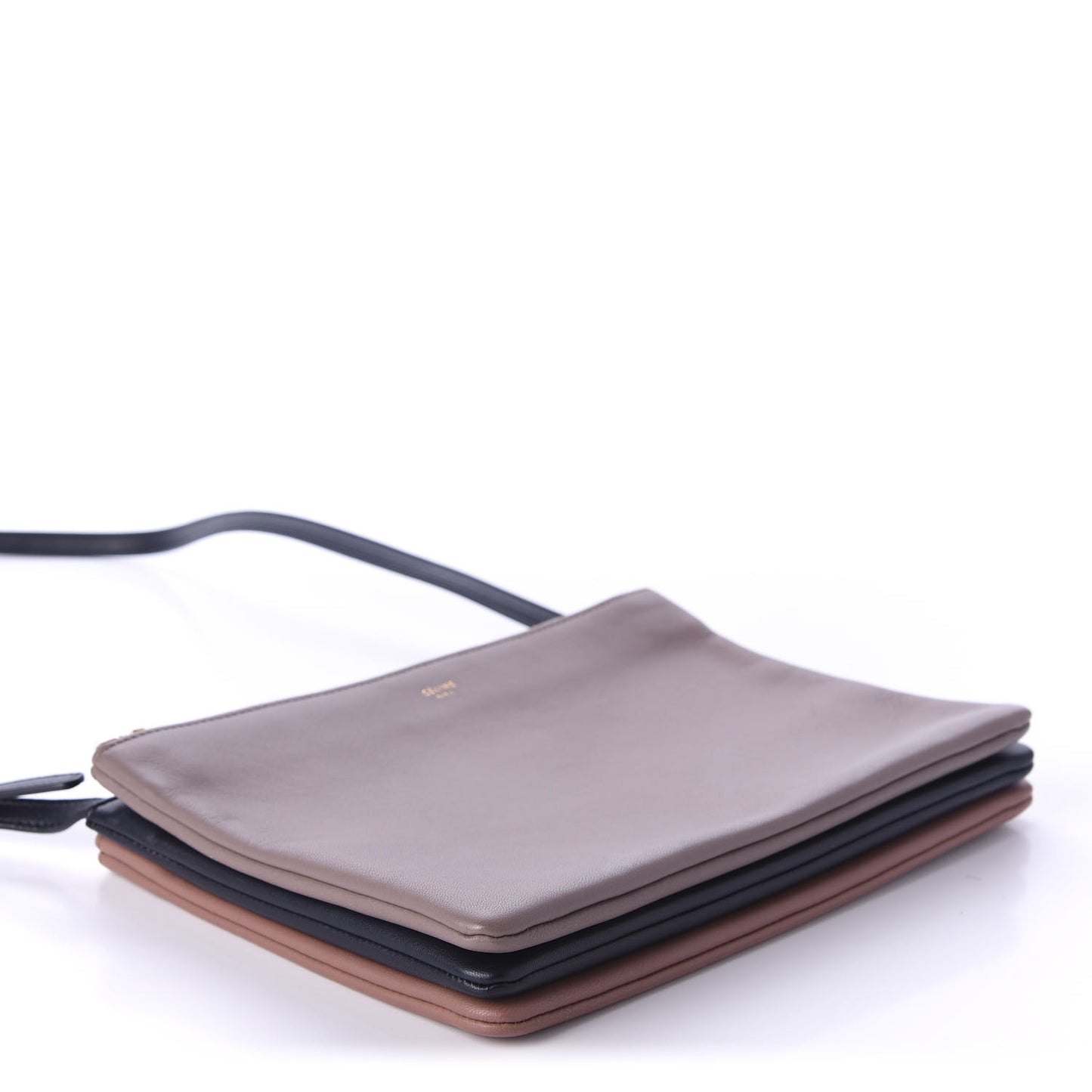 Lambskin Large Multicolor Trio Crossbody Bag Multicolor