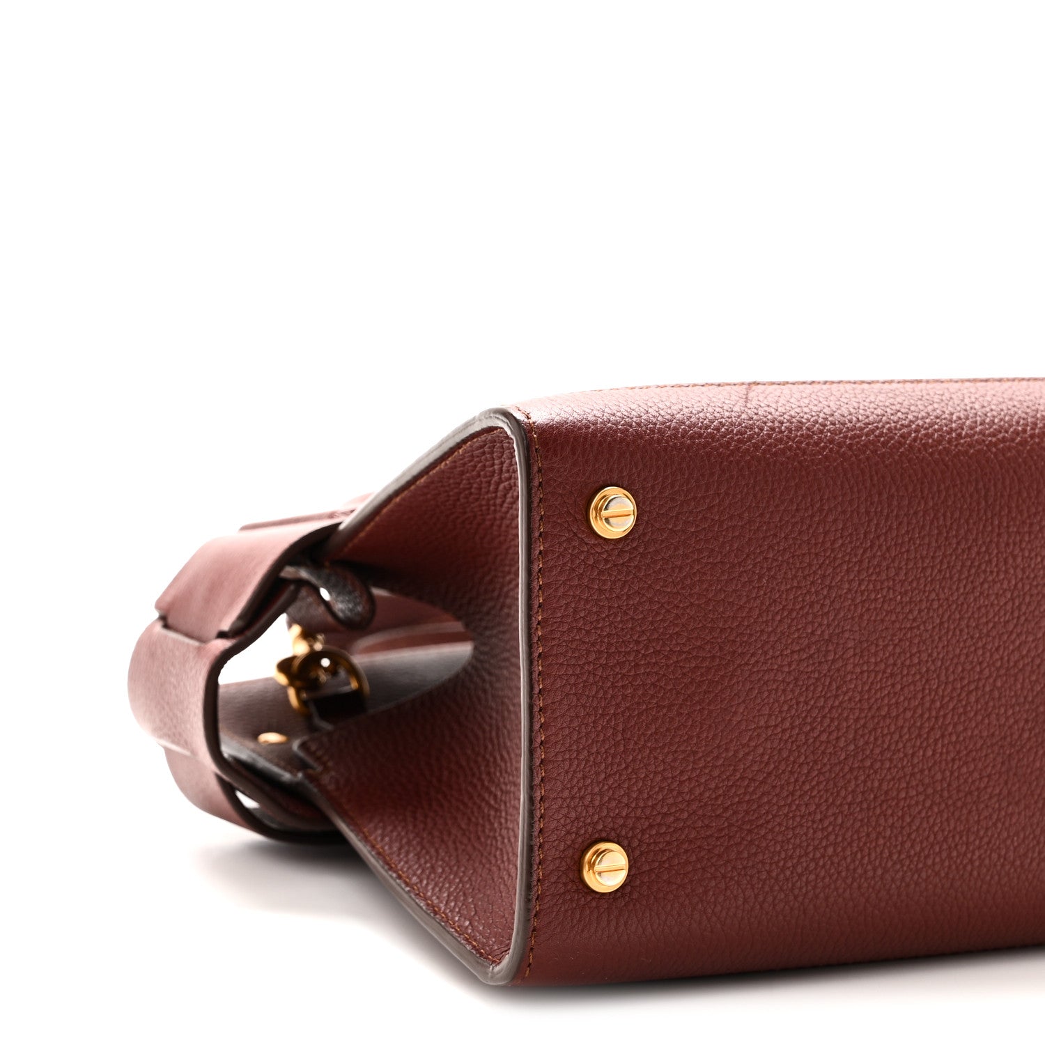 Givenchy Grained Calfskin Mini Horizon Satchel Oxblood 9 of 10