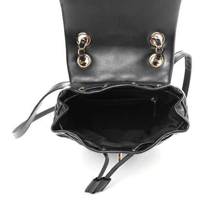 Chanel Calfskin Quilted Mini Urban Spirit Backpack Black 5 of 10