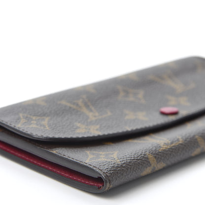 Louis Vuitton Monogram Emilie Wallet Fuchsia 5 of 7