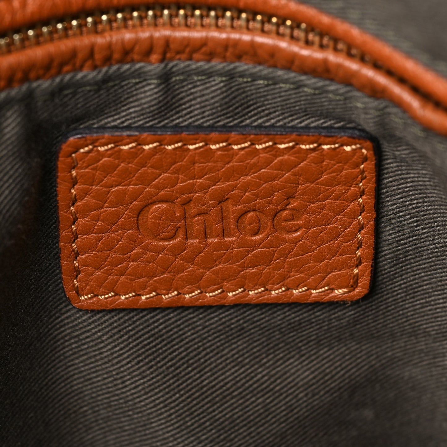 Calfskin Medium Marcie Satchel Tan