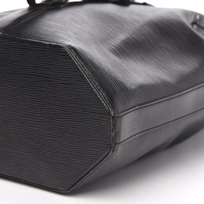 Louis Vuitton Epi Sac a Dos Drawstring Bag Black 10 of 10