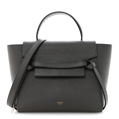 Celine Grained Calfskin Nano Belt Bag Grey 1 of 16
