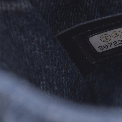 Chanel Denim CC Quilted Mini Square Flap Blue 7 of 11
