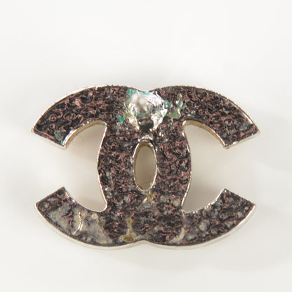 Chanel Crystal Timeless CC Earrings Silver 4 of 5