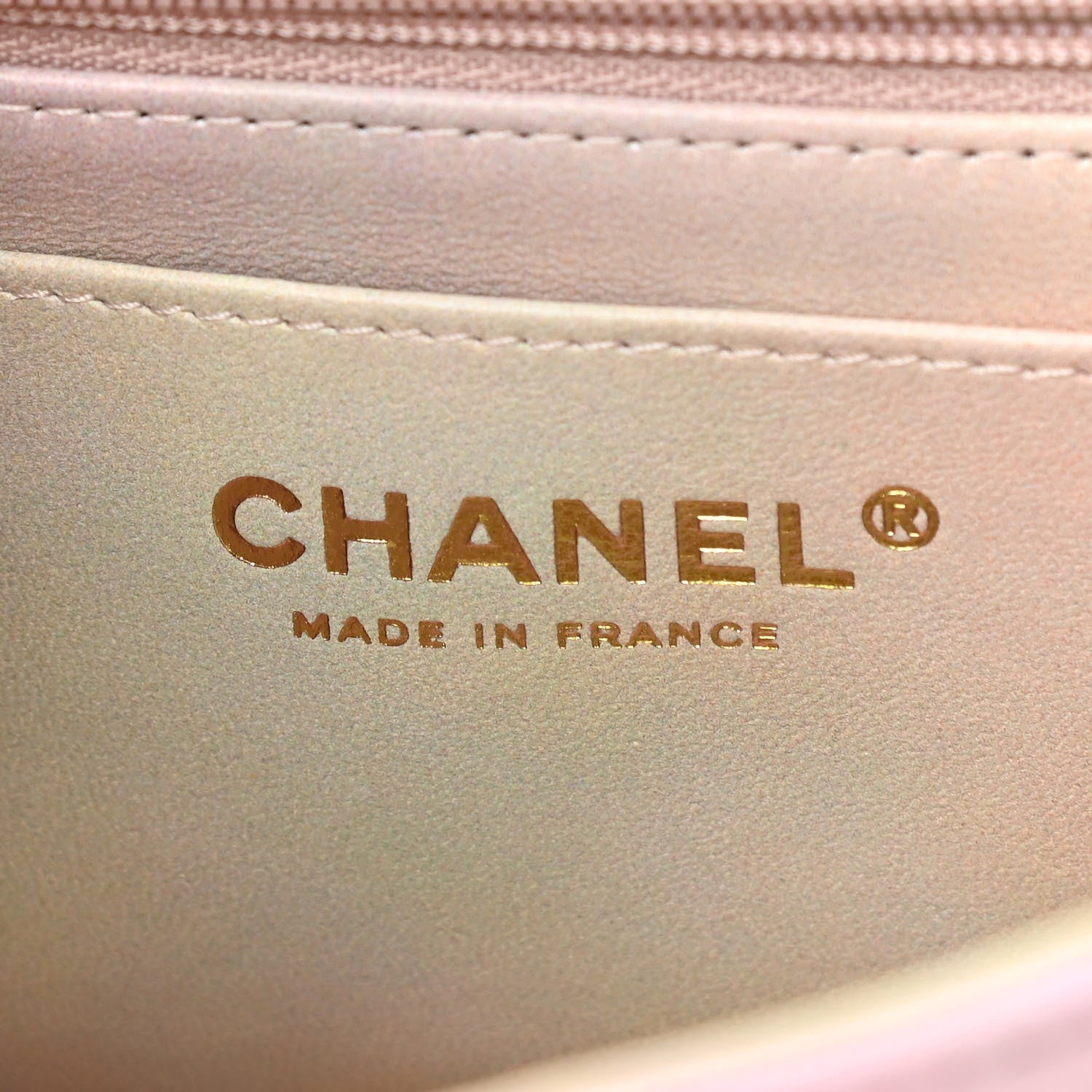 Chanel Lambskin Quilted Ombre Mini Top Handle Rectangular Flap Pink Multicolor 5 of 10