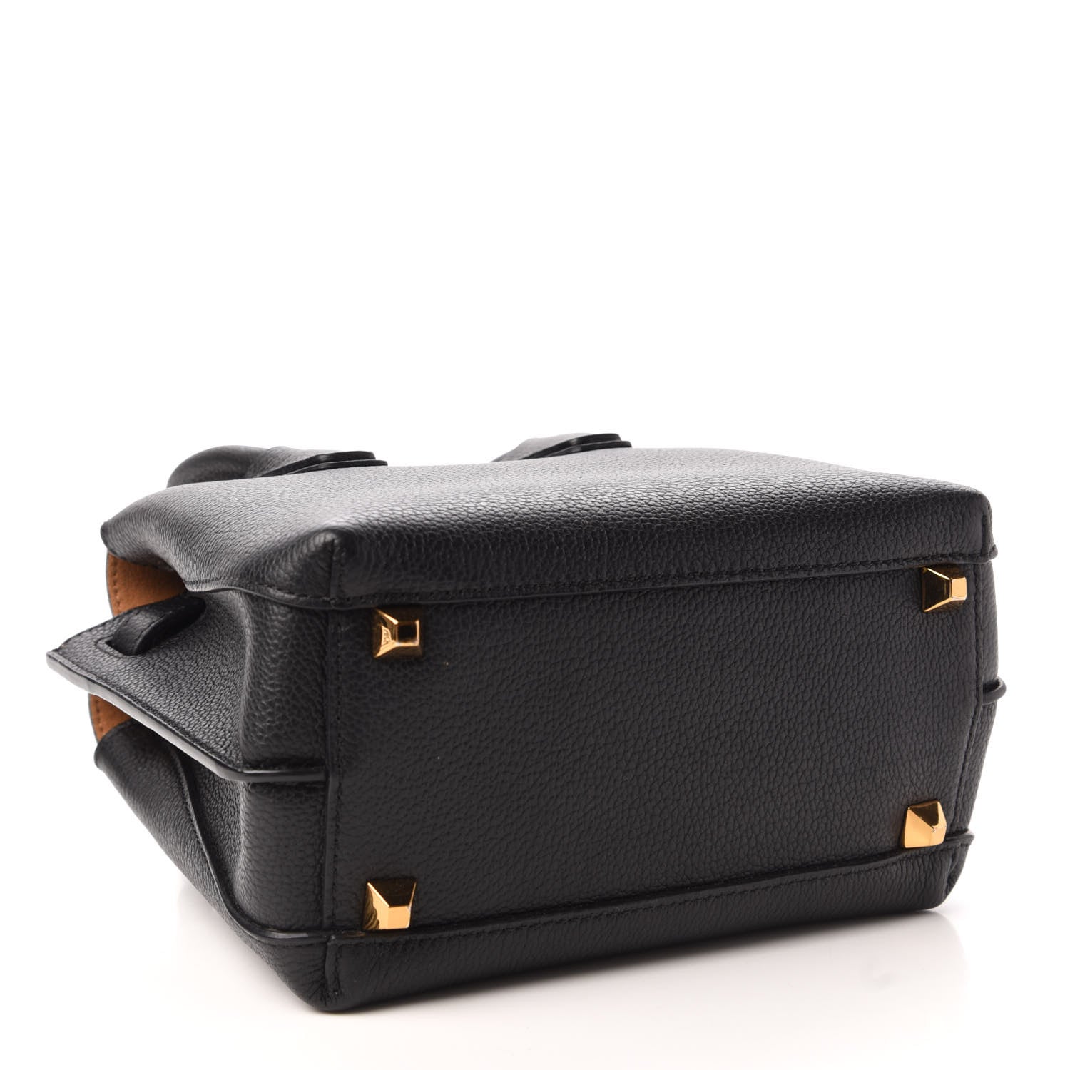 MCM Grained Calfskin Mini Milla Tote Black 4 of 8