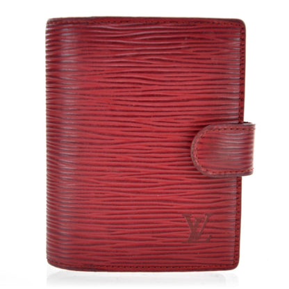Louis Vuitton Epi Card Holder Address Book Mini Agenda 1 of 8