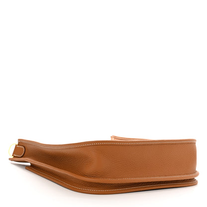 Hermes Taurillon Clemence Evelyne III PM Gold 4 of 11