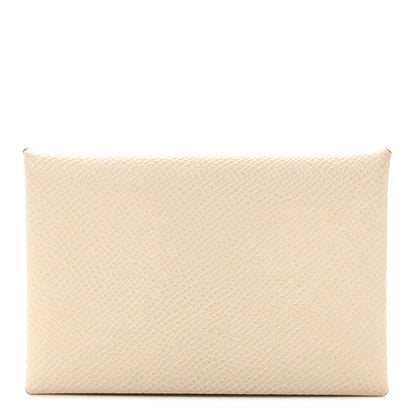 Hermes Epsom Calvi Card Case Craie 1 of 7