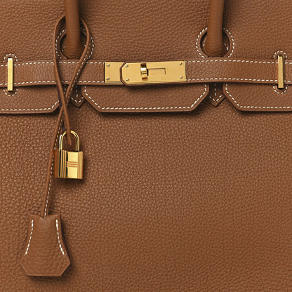 Hermes Togo Birkin 35 Gold 8 of 13