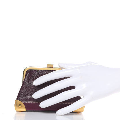 Louis Vuitton Suhali Porte-Monnaie Coin Purse Prune 2 of 9