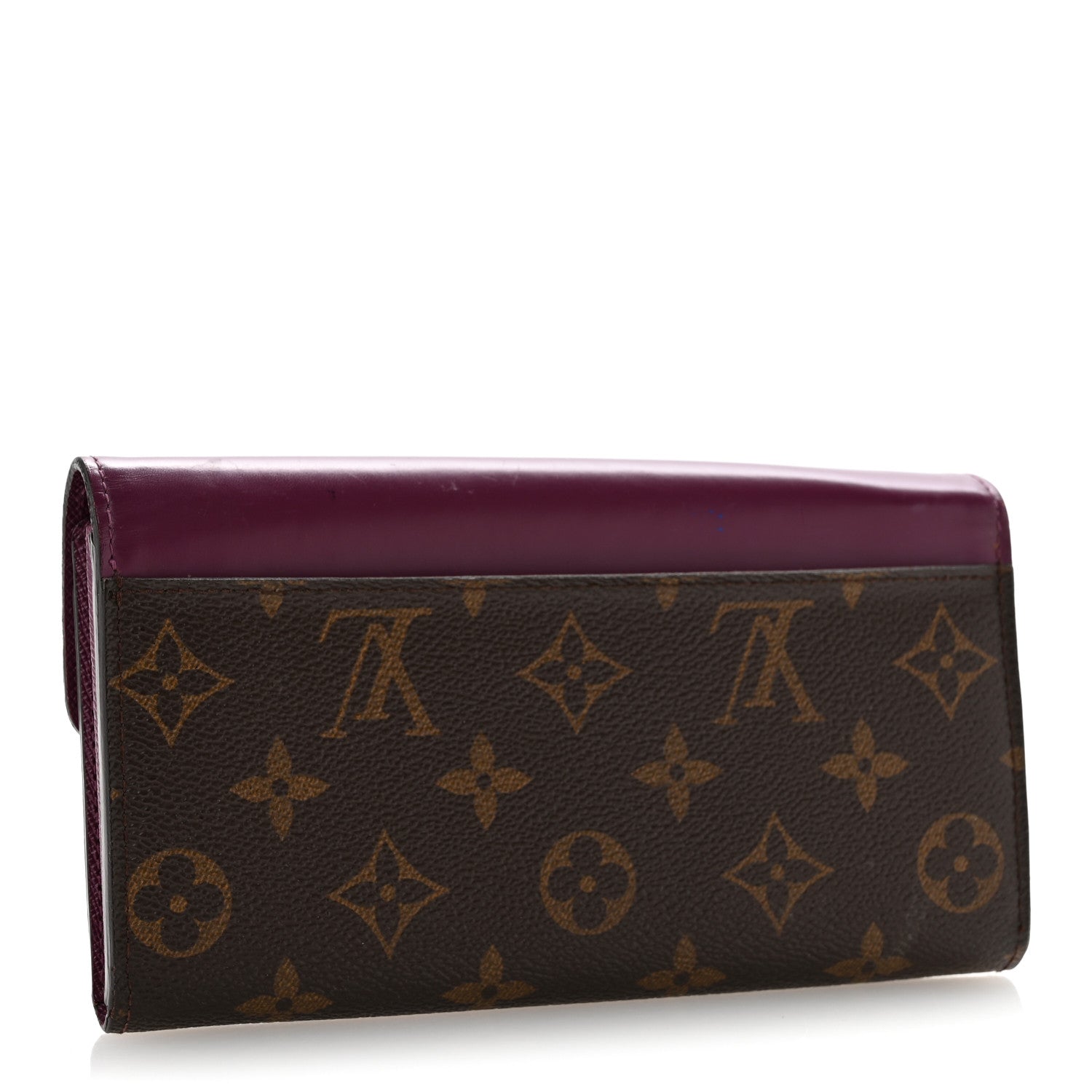 Louis Vuitton Monogram Totem Sarah Wallet Magenta 3 of 9
