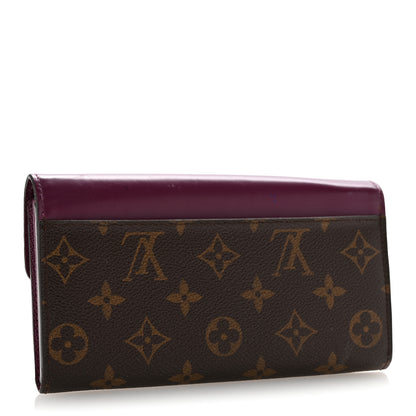 Louis Vuitton Monogram Totem Sarah Wallet Magenta 3 of 9