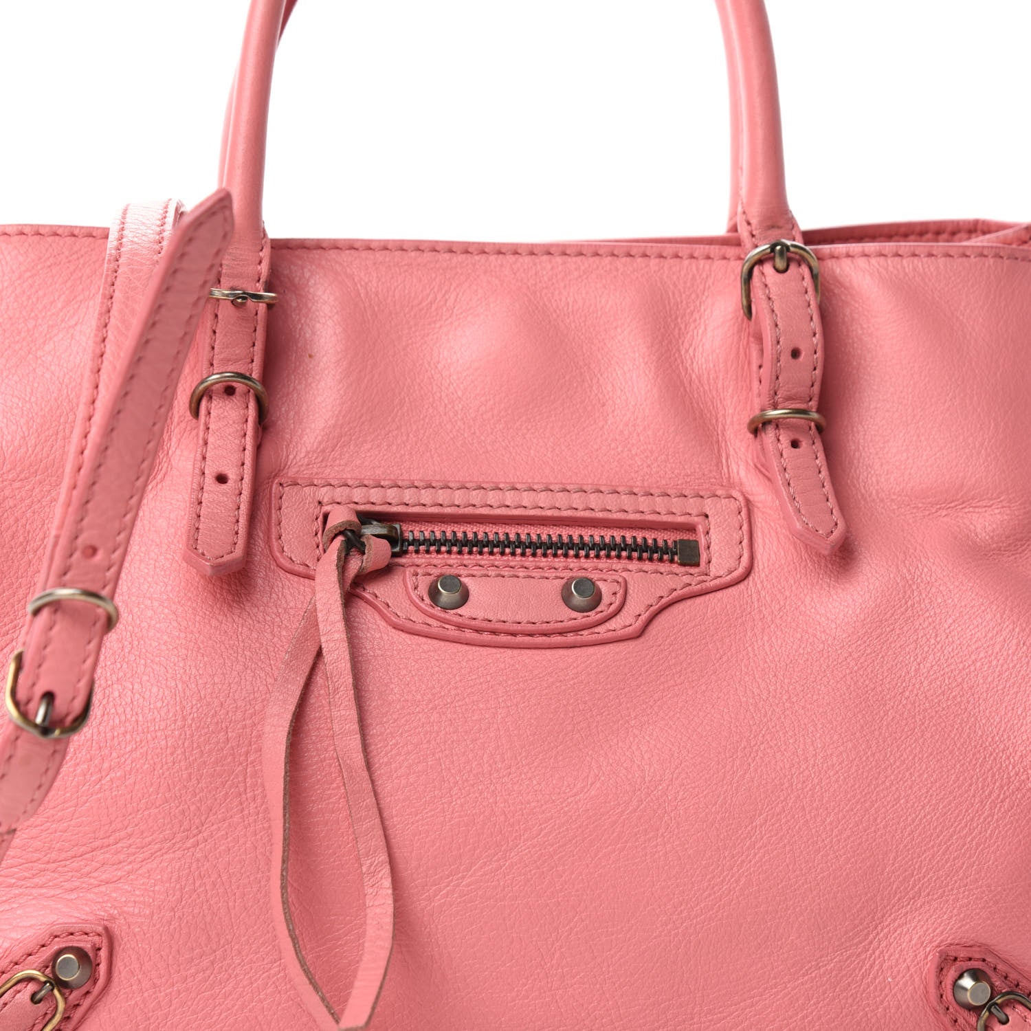 Balenciaga Veau Souple Papier Mini A4 Tote Rose Flamingo 16 of 16