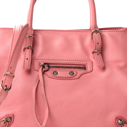 Balenciaga Veau Souple Papier Mini A4 Tote Rose Flamingo 16 of 16