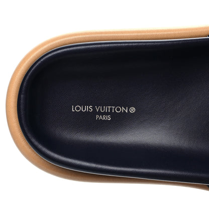 Louis Vuitton Nylon Monogram Womens Pool Pillow Comfort Mules 39 Navy Blue 7 of 7