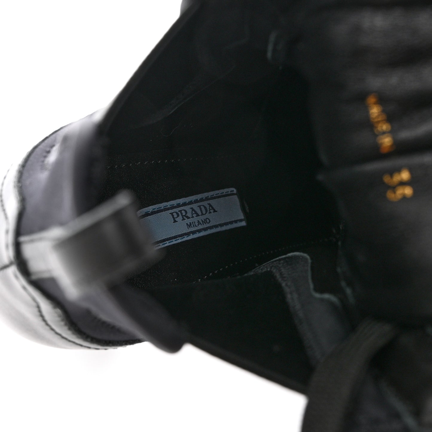 Vitello Montana Neoprene Lace Up Chelsea 110mm Ankle Boots 35 Black