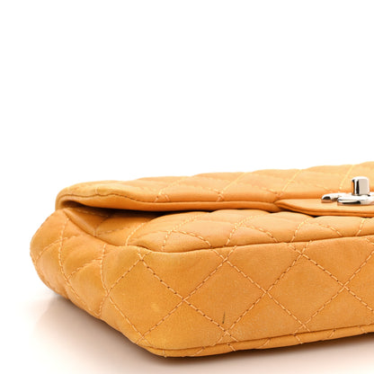 Chanel Glazed Lambskin Quilted Bijoux Chain East West Flap Mango 8 of 9