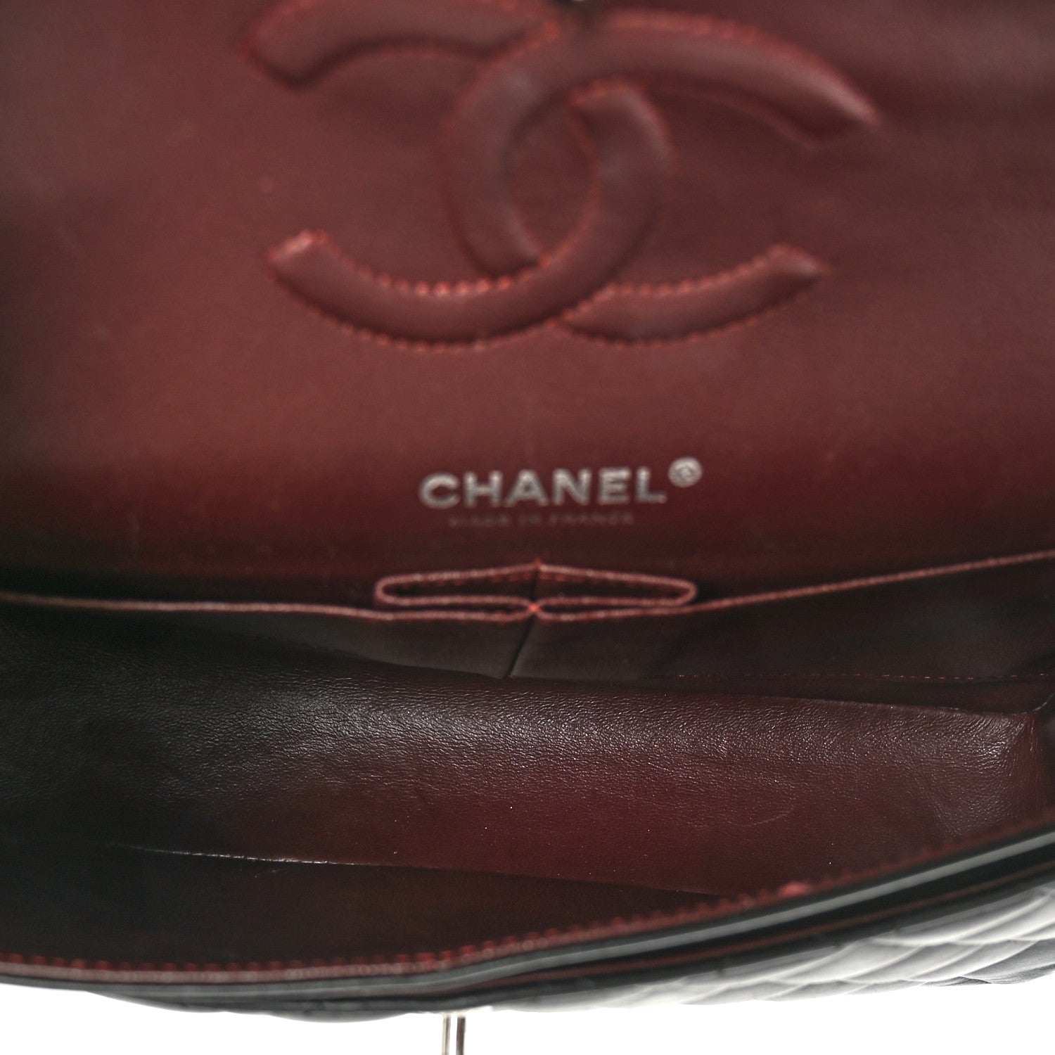 Chanel Lambskin Quilted Medium Double Flap Black 5 of 10