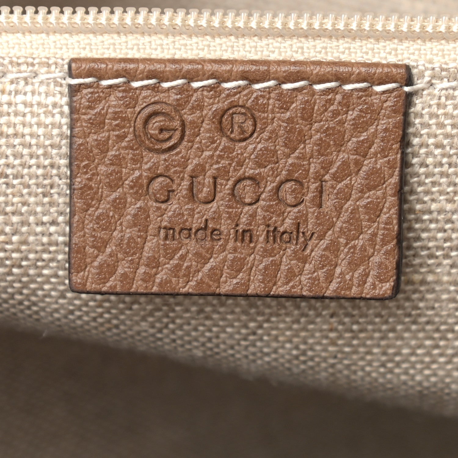 Gucci Monogram Medium Bree Shoulder Bag Beige Tabacco 6 of 9