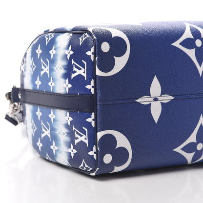 Louis Vuitton Monogram Escale Speedy Bandouliere 30 Blue 11 of 12
