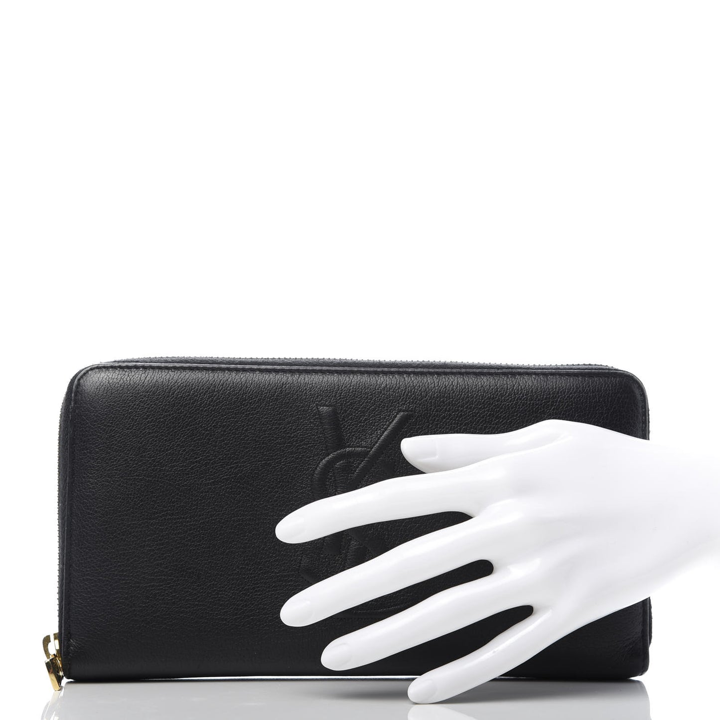 Chevre Belle De Jour Zip Around Wallet Black