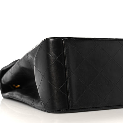 Chanel Lambskin Quilted XL Jumbo Single Flap Black 8 of 15