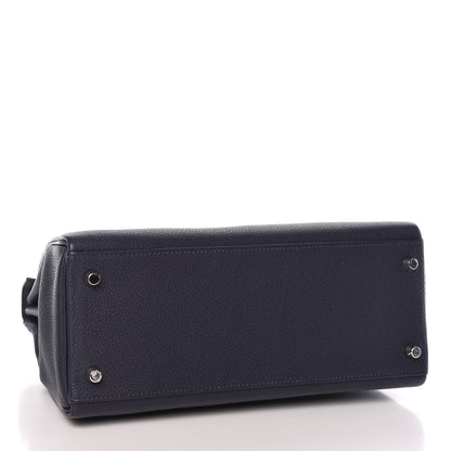Hermes Togo Kelly Retourne 28 Bleu Nuit 4 of 37