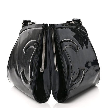 Chanel Patent Split Frame Bag Black 10 of 10