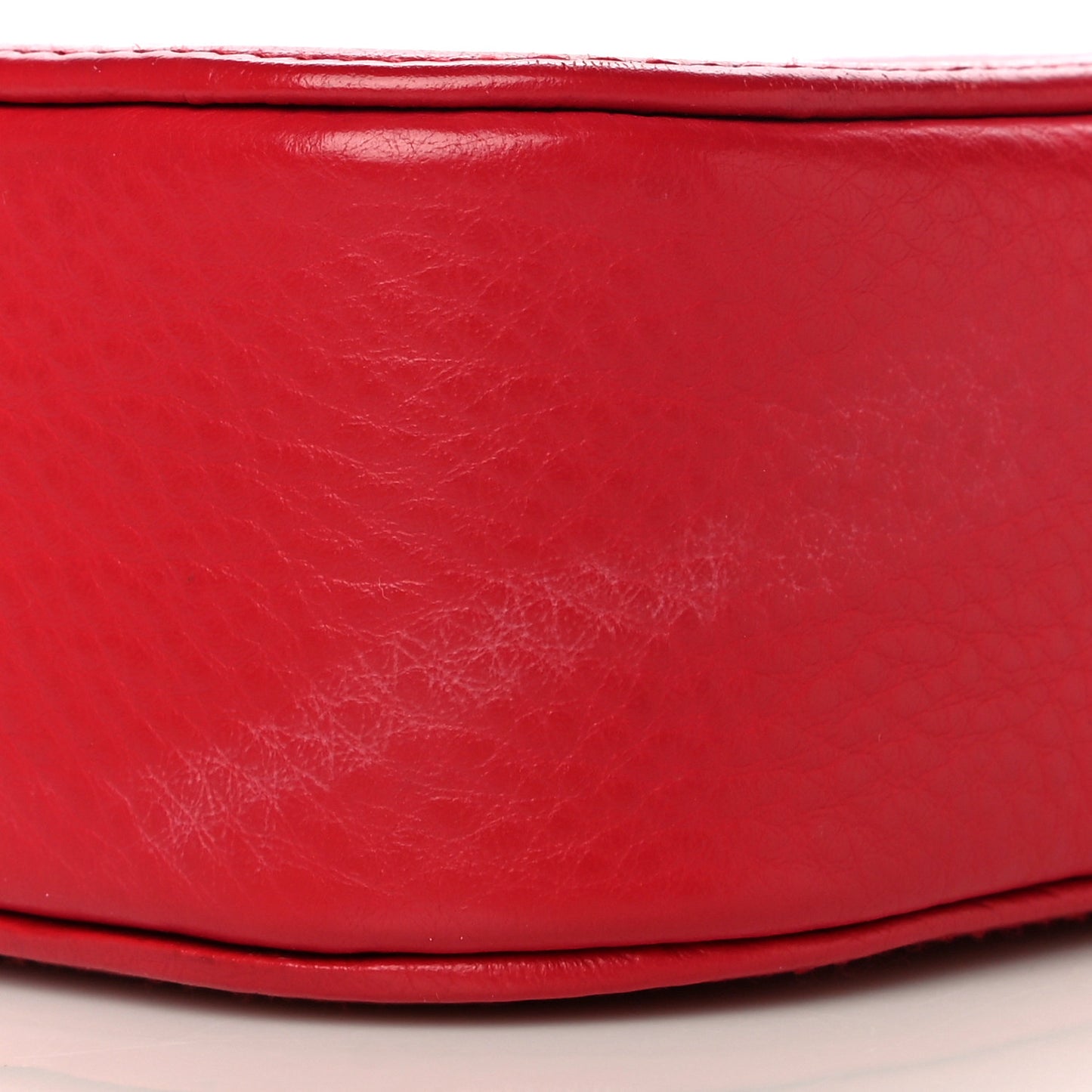 Calfskin Logo XS Everyday Camera Bag Rouge Lantern Black