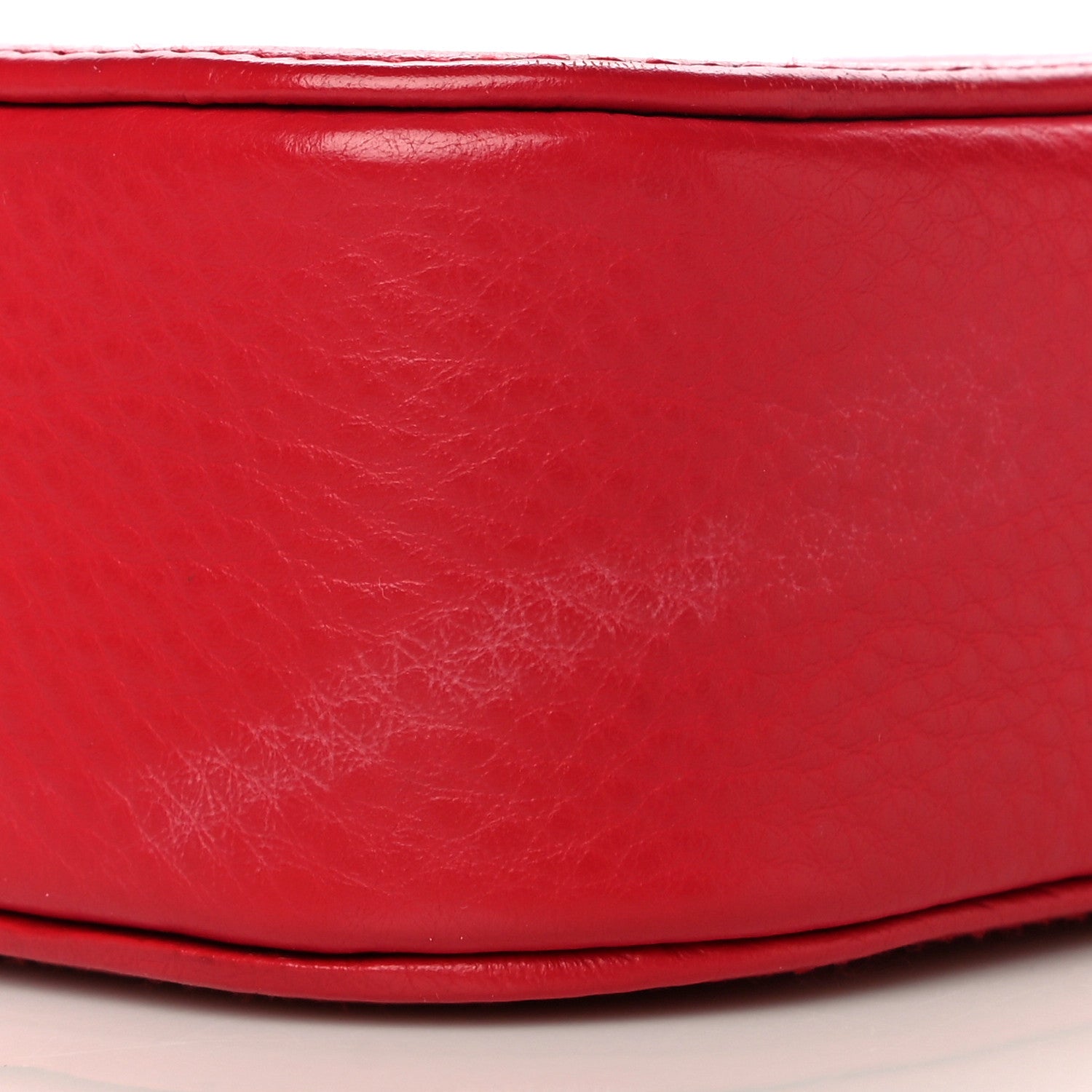 Balenciaga Calfskin Logo XS Everyday Camera Bag Rouge Lantern Black 10 of 10
