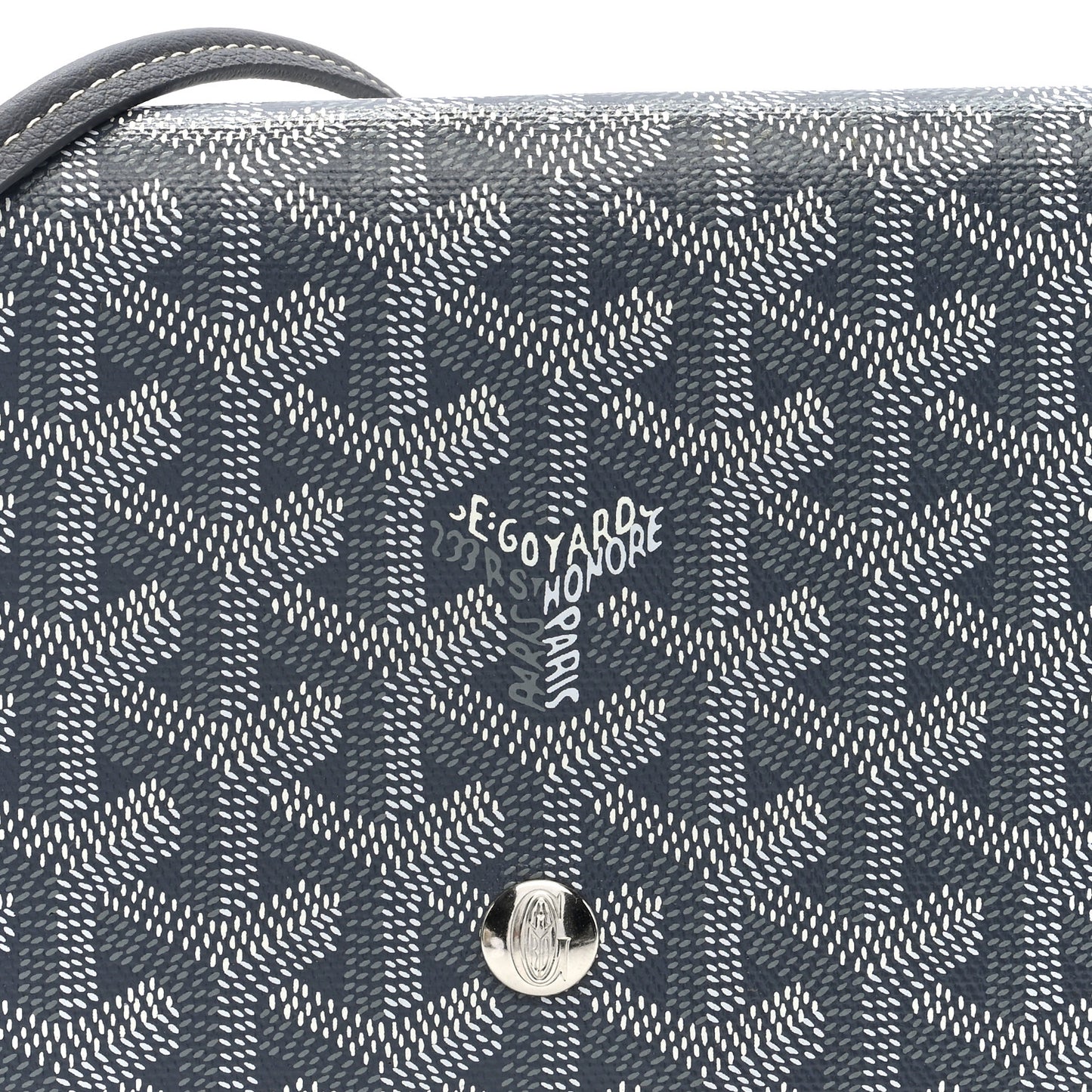 Goyardine Plumet Wallet Clutch Grey