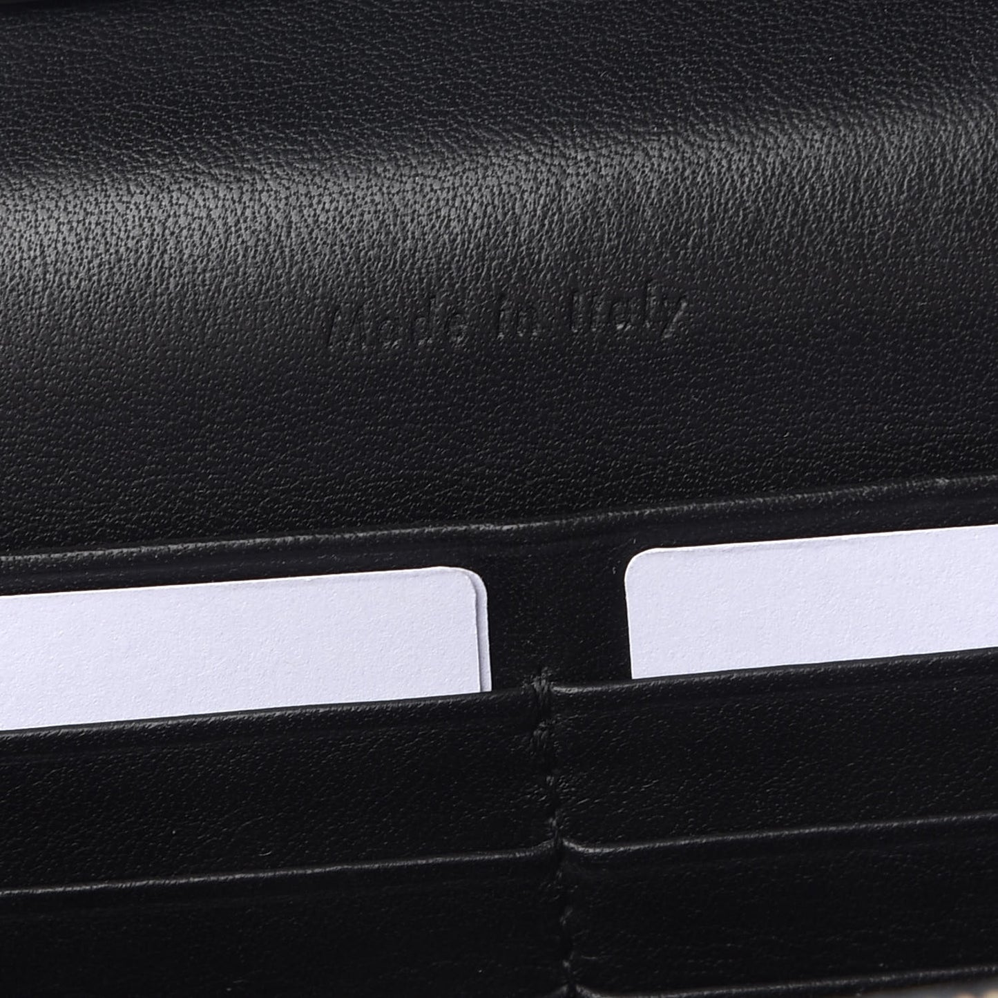 Calfskin Lizard Clutch On A Chain Black