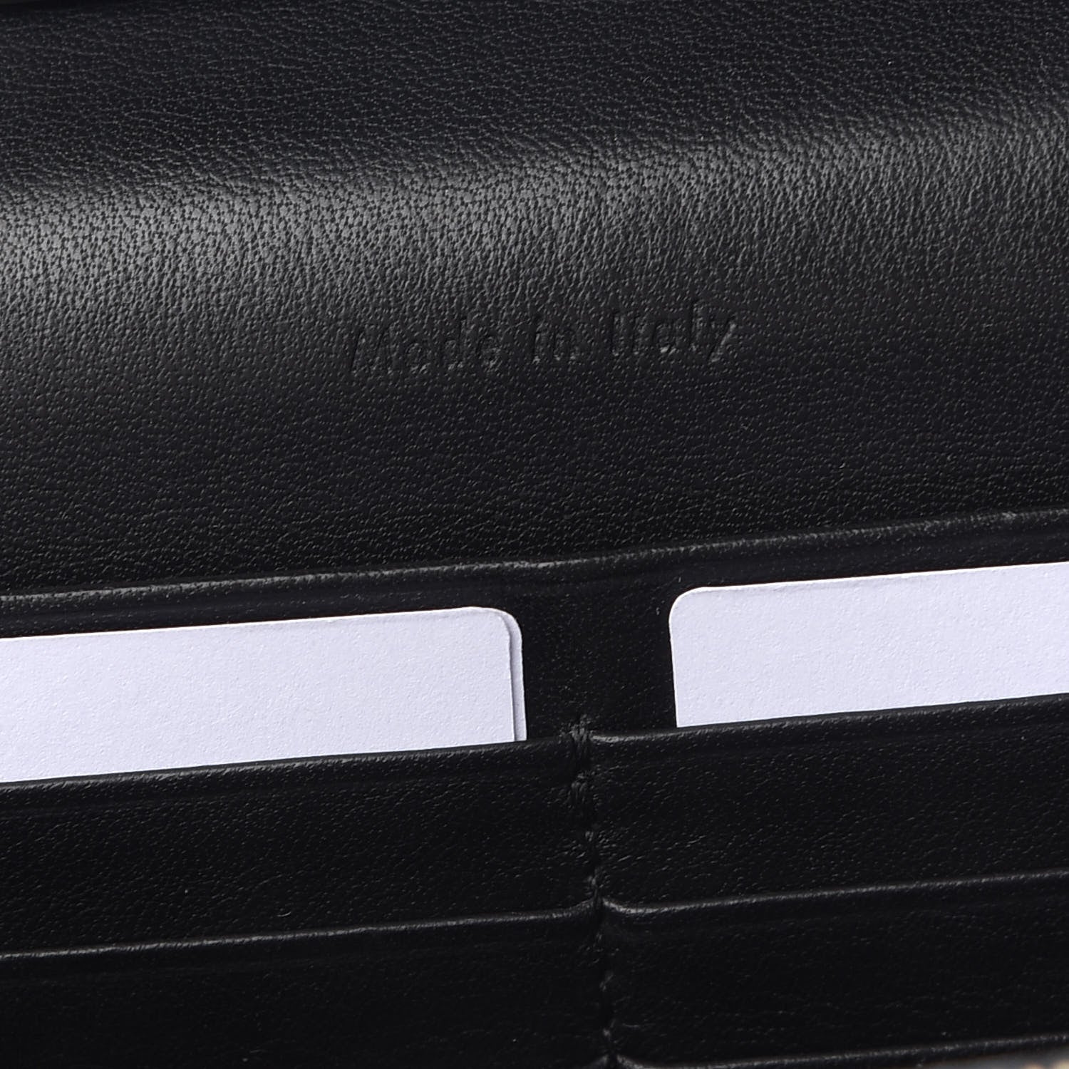 Celine Calfskin Lizard Clutch On A Chain Black 5 of 8