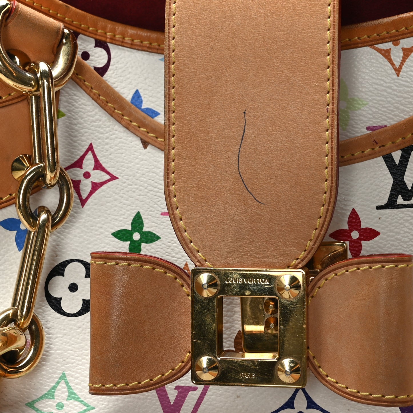 Monogram Multicolor Annie MM White