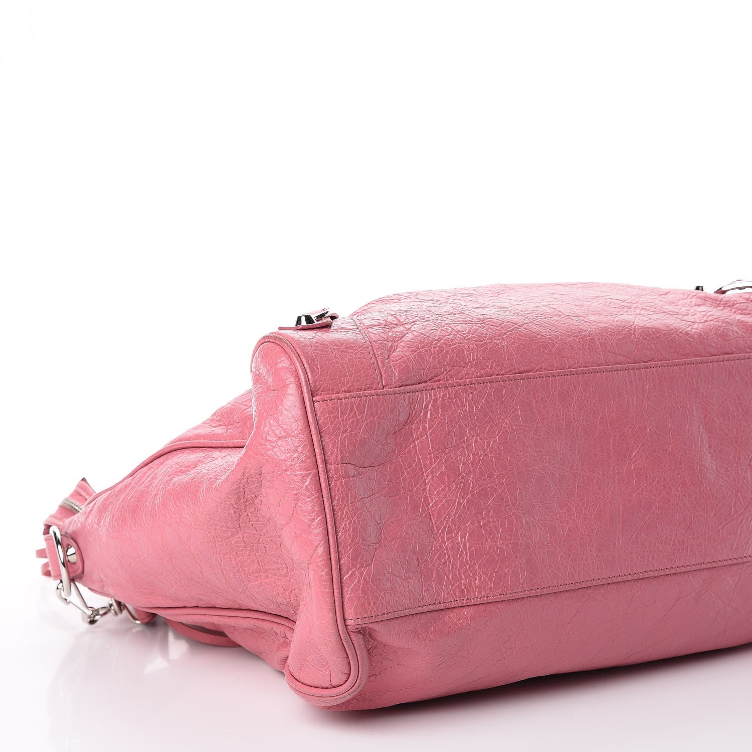 Balenciaga Agneau Classic Silver Hardware Velo Rose Hortensia 7 of 10