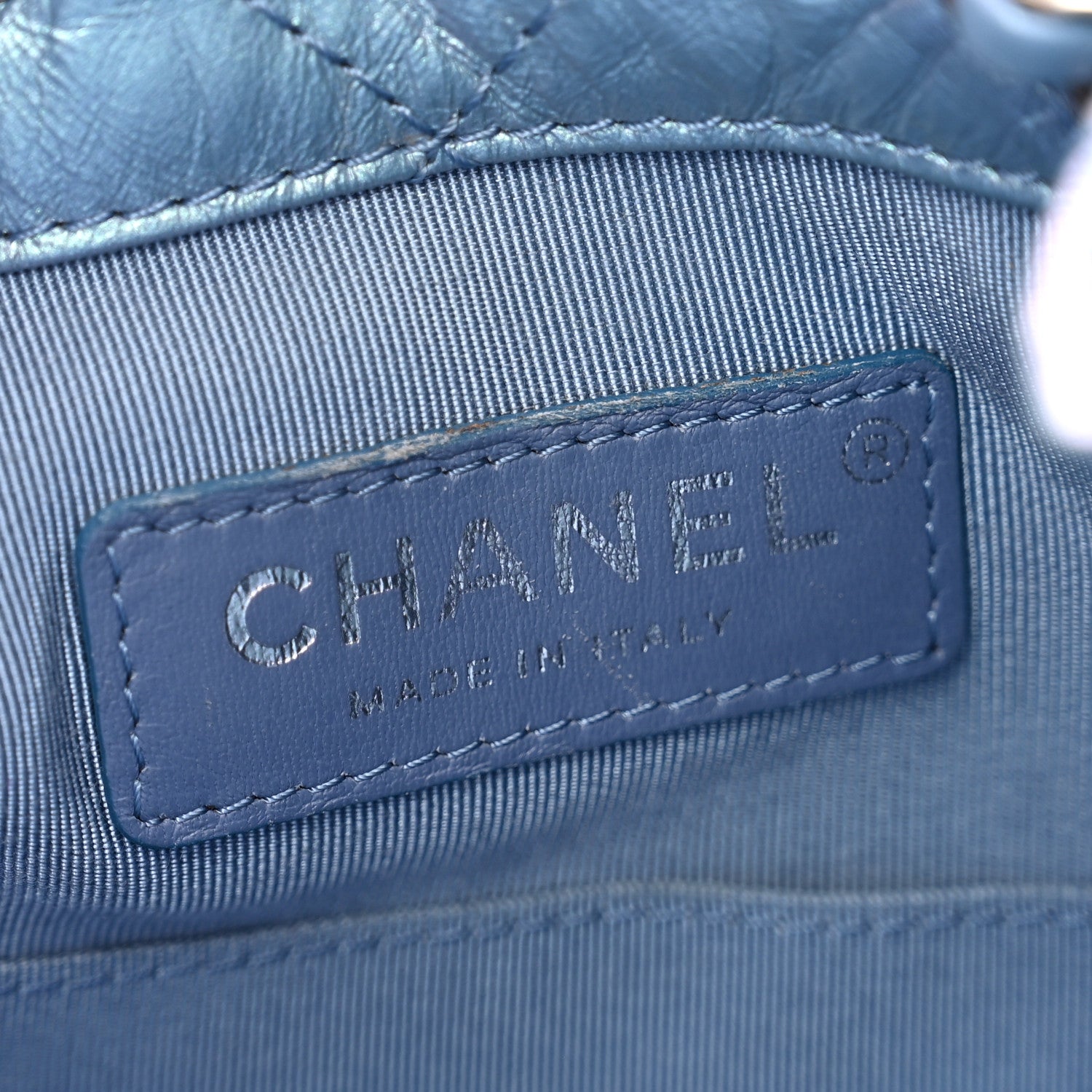 Chanel Iridescent Lambskin Calfskin Small Quilted Gabrielle Backpack Light Purple 6 of 12