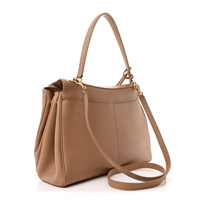 Balenciaga Smooth Calfskin Medium Rodeo Top Handle Handbag Latte 3 of 12