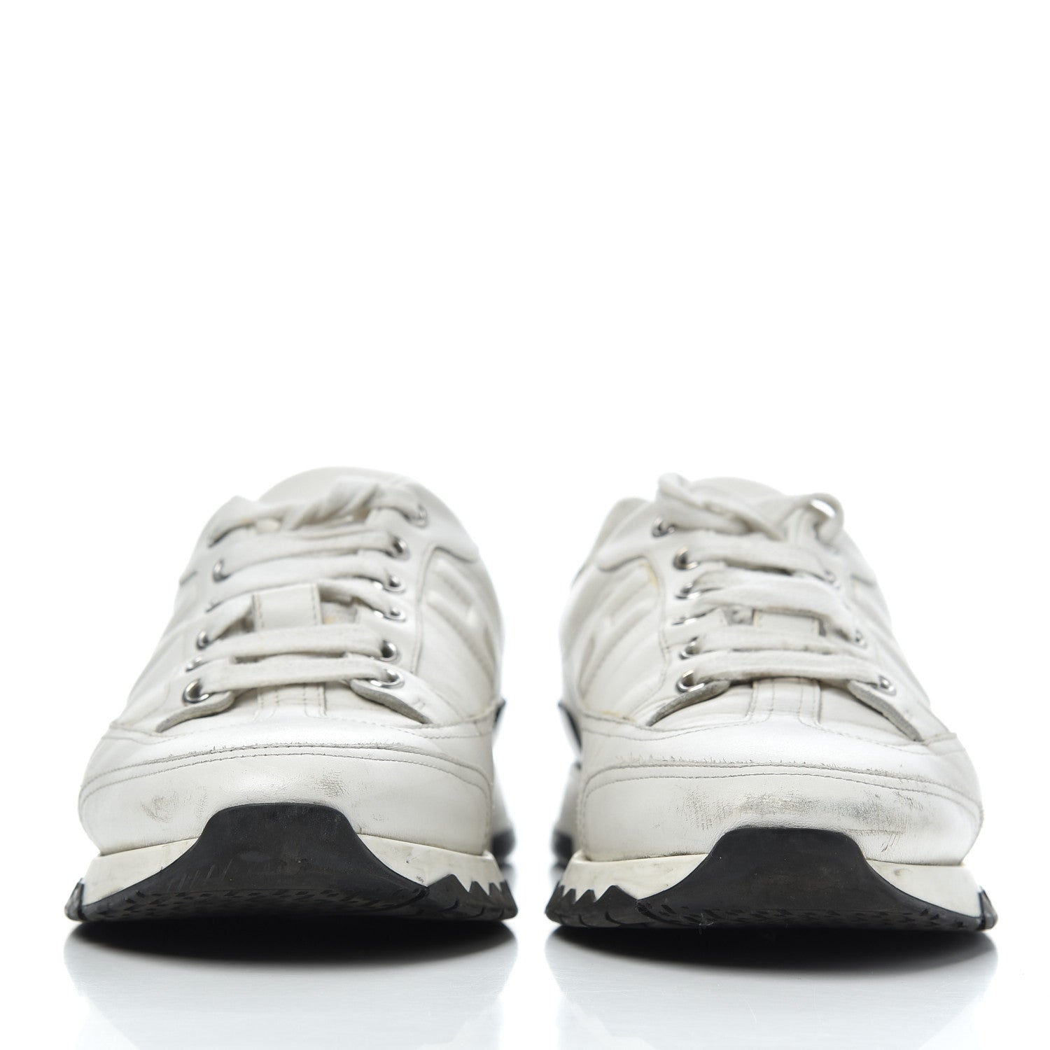 Hermes Calfskin Womens Trail Sneakers 39.5 White 2 of 27