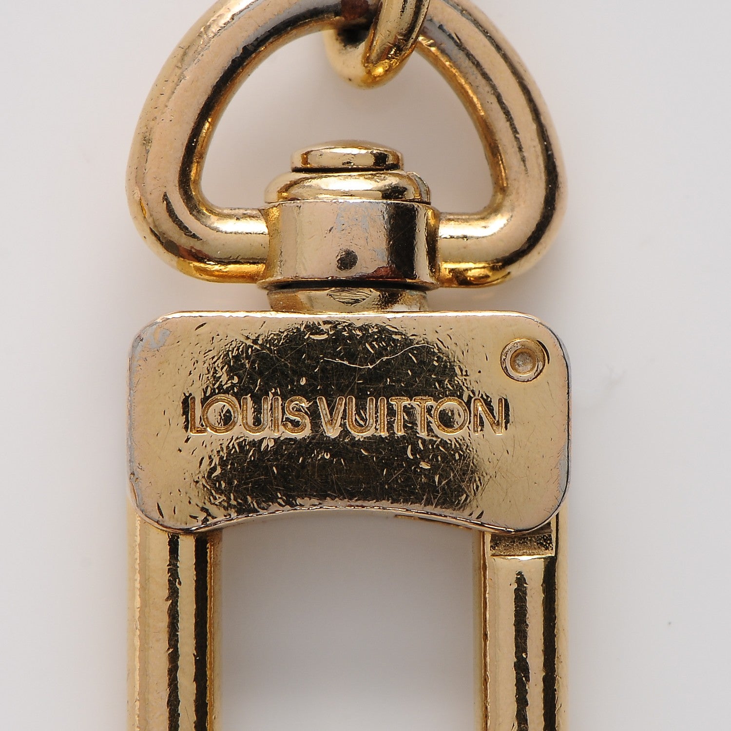 Louis Vuitton Pochette Extender Key Ring Gold 3 of 4