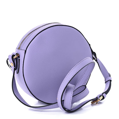 Versace Calfskin La Medusa Round Camera Bag Lilac 2 of 10