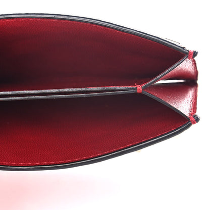 Valentino Garavani Lambskin Rockstud Spike Card Holder Red 5 of 10
