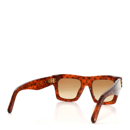 Louis Vuitton Acetate Blade Sunglasses Z1483W Tortoise 4 of 7