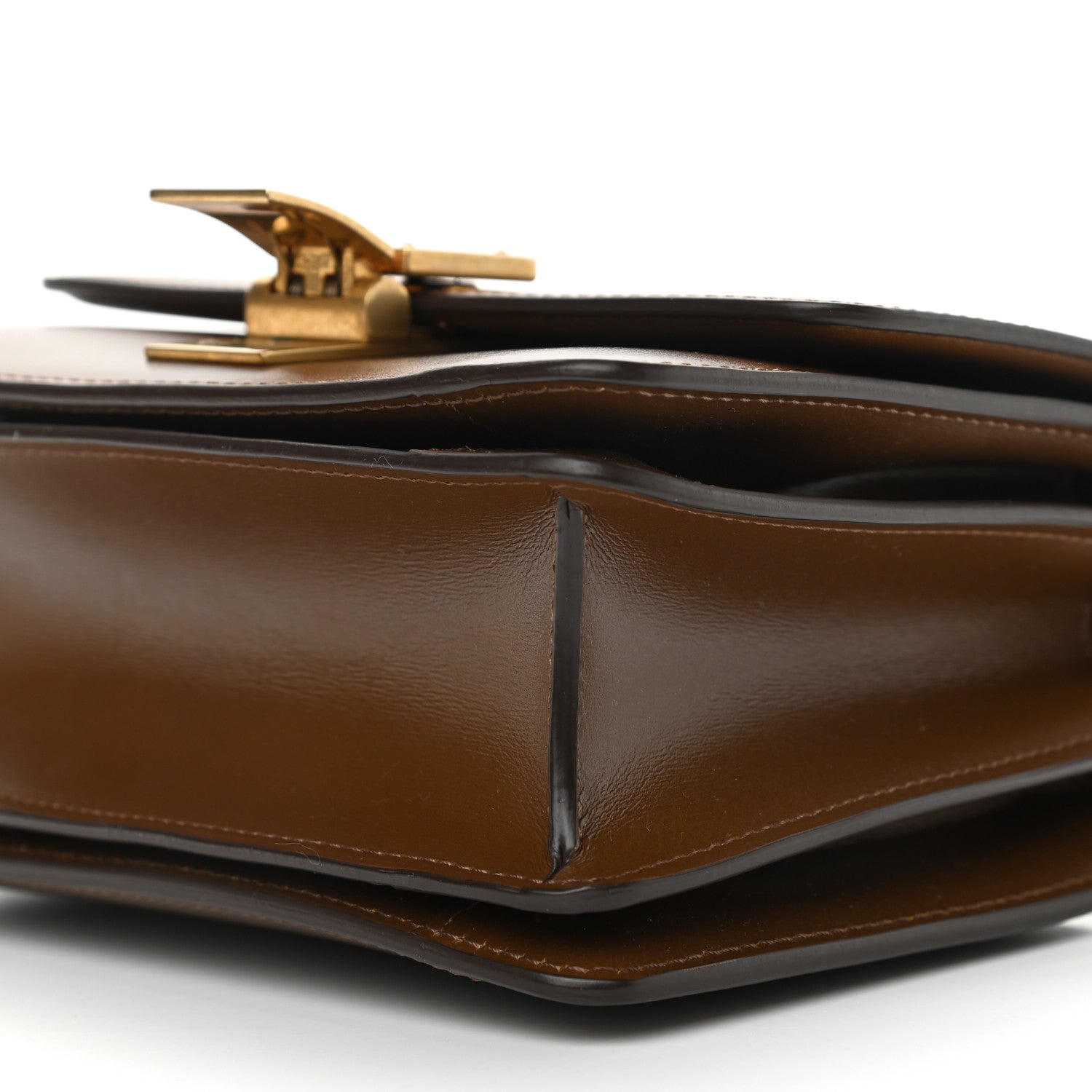 Celine Box Calfskin Small Classic Box Bag Camel 9 of 9